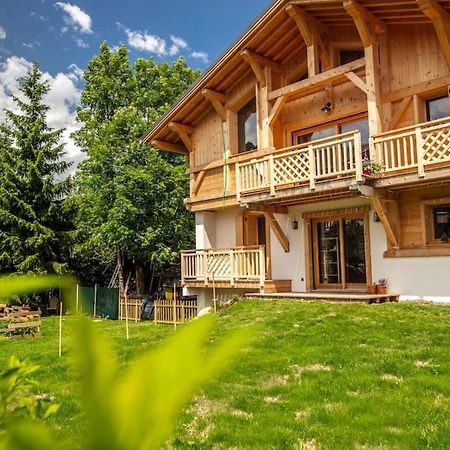 Charmant Appartement Dans Chalet, Coeur De Megève Eksteriør billede