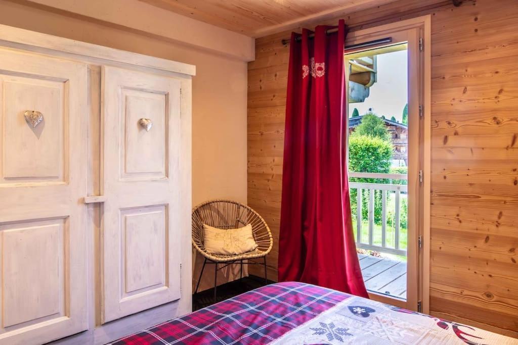 Charmant Appartement Dans Chalet, Coeur De Megève Eksteriør billede