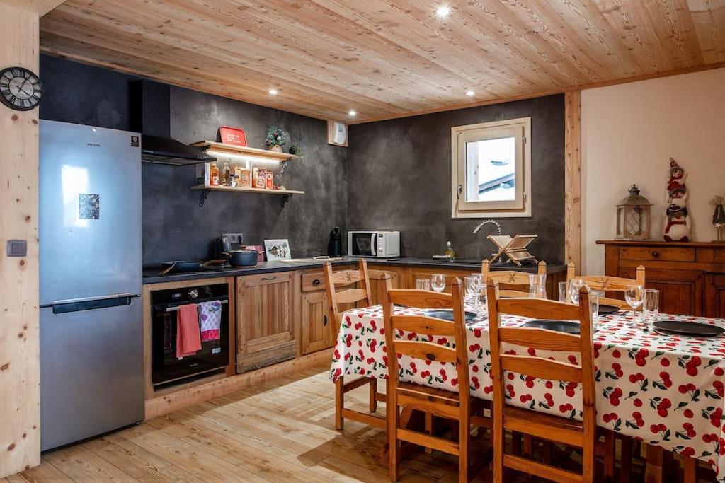 Charmant Appartement Dans Chalet, Coeur De Megève Eksteriør billede