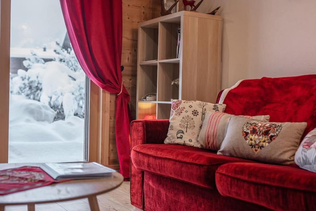 Charmant Appartement Dans Chalet, Coeur De Megève Eksteriør billede