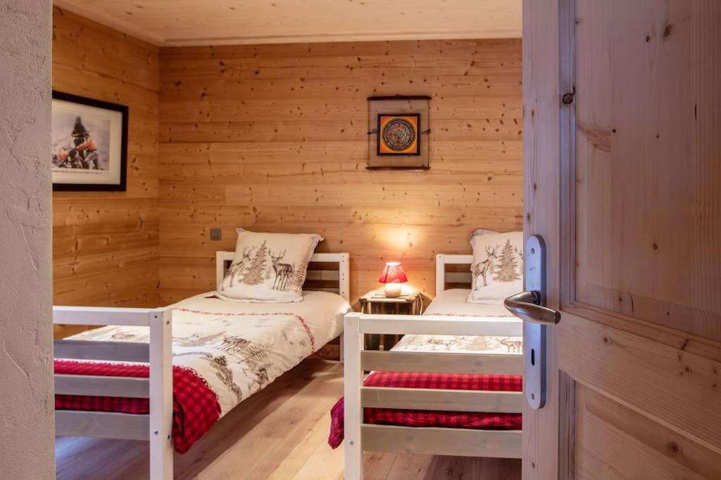 Charmant Appartement Dans Chalet, Coeur De Megève Eksteriør billede