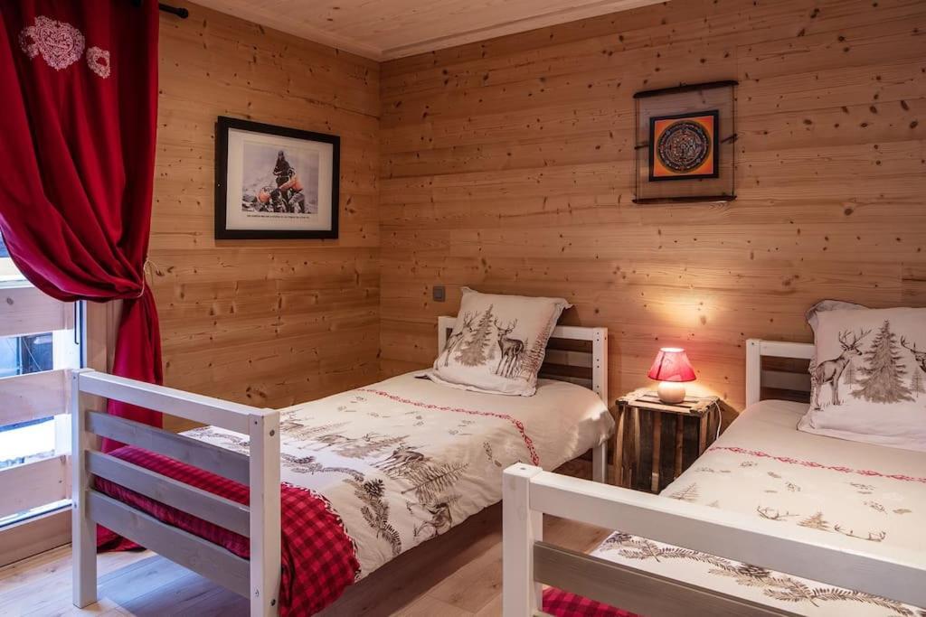 Charmant Appartement Dans Chalet, Coeur De Megève Eksteriør billede