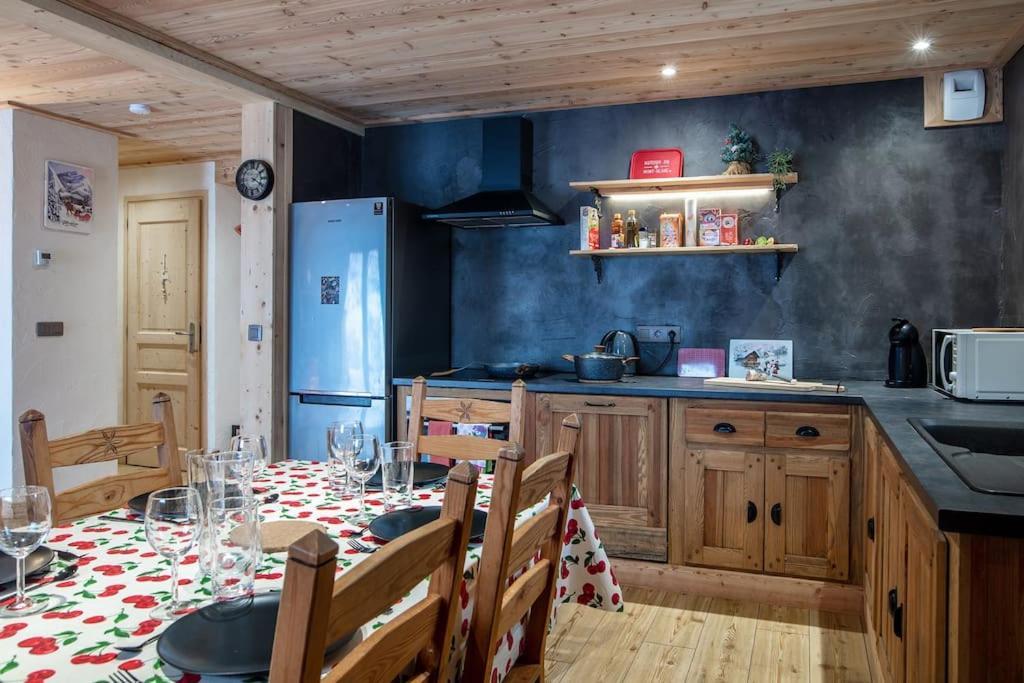 Charmant Appartement Dans Chalet, Coeur De Megève Eksteriør billede