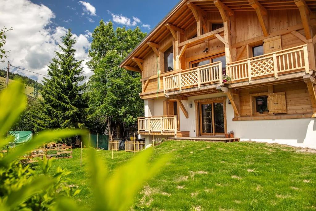 Charmant Appartement Dans Chalet, Coeur De Megève Eksteriør billede